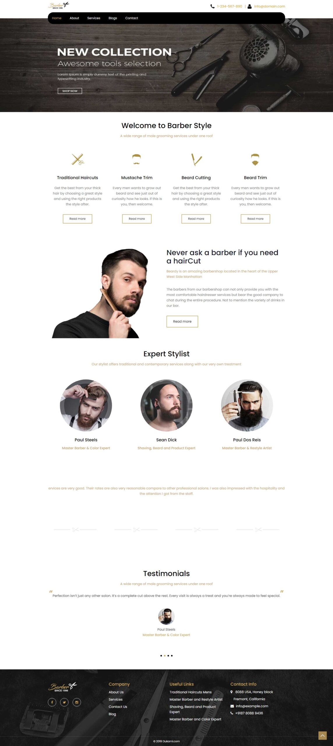 Website Demo Desktop