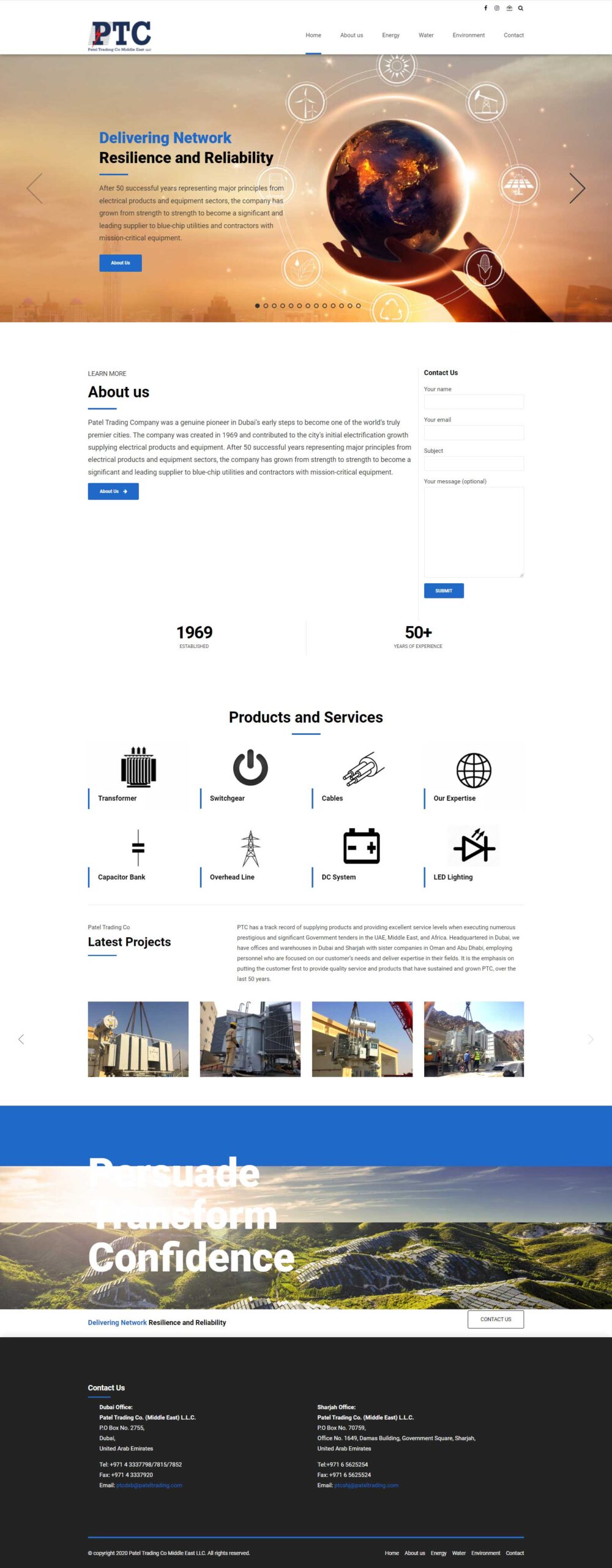 Website Demo Desktop