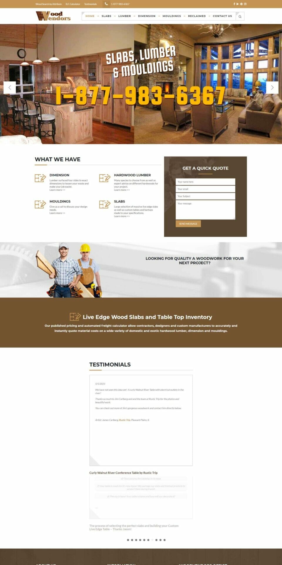 Website Demo Desktop