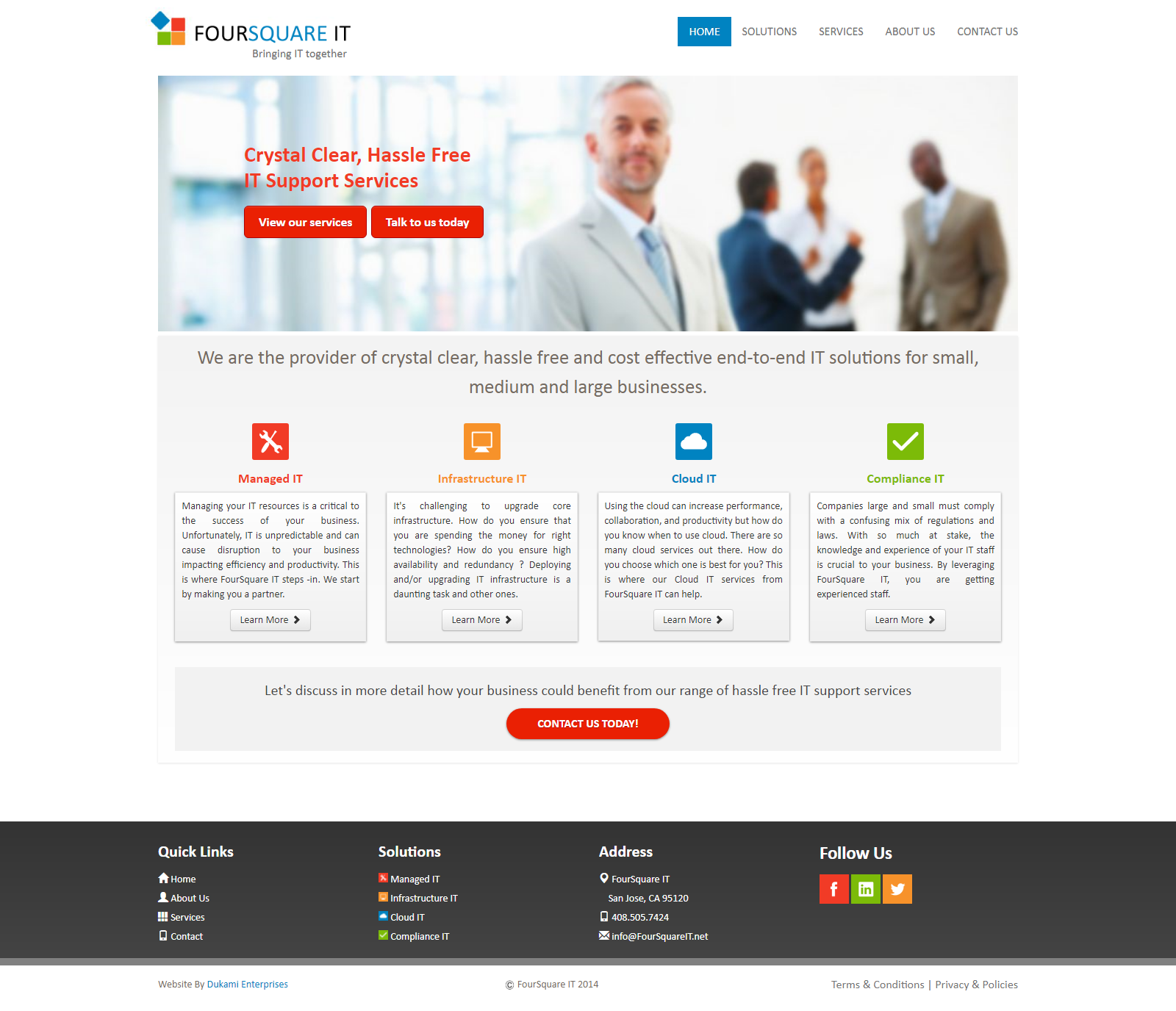 Website Demo Desktop