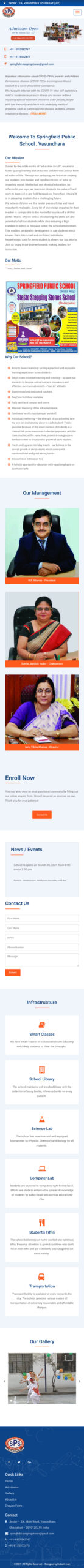 Website Demo Mobile