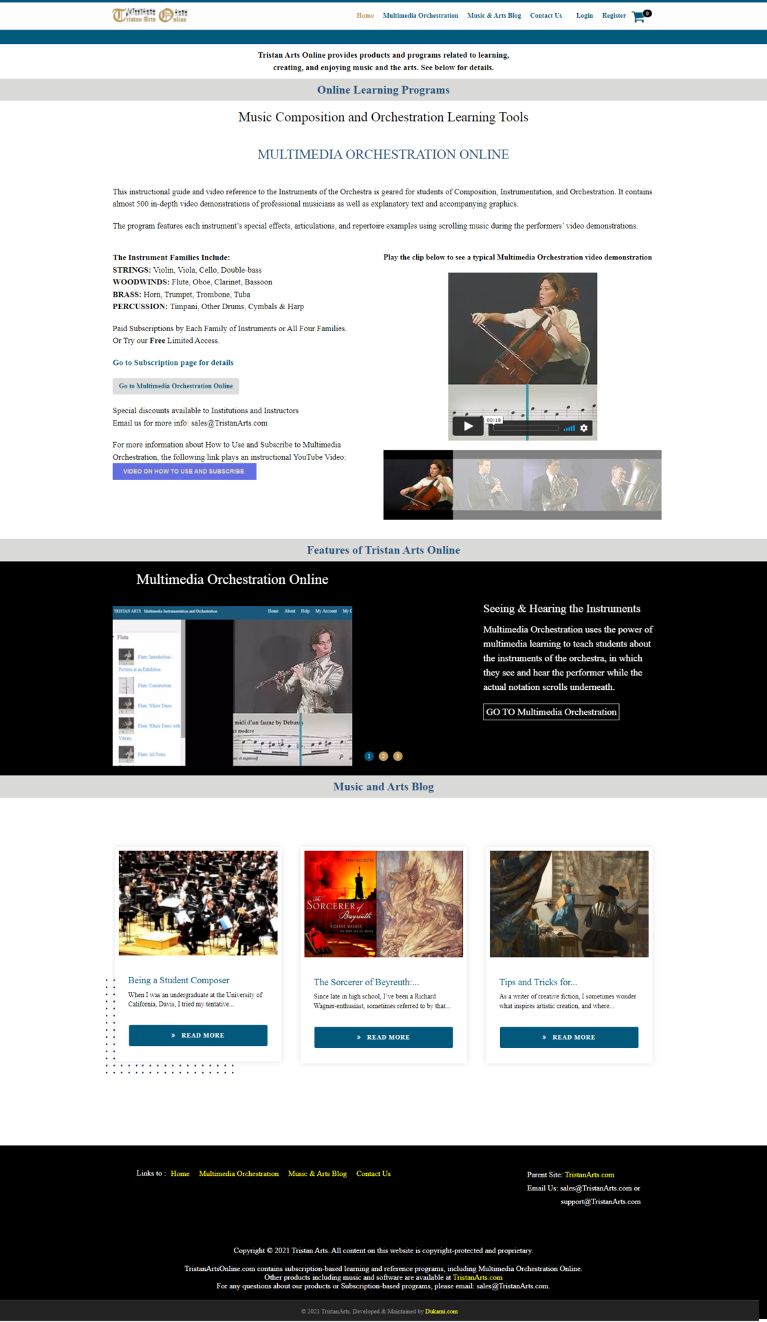 Website Demo Desktop