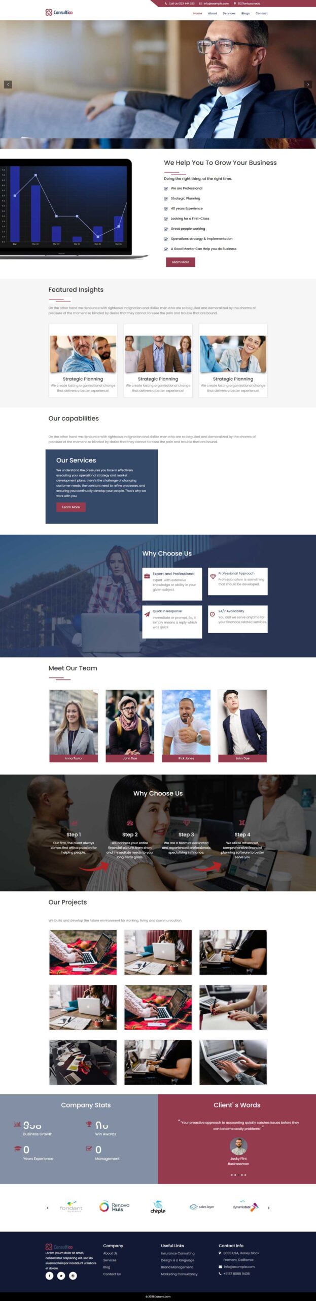 Website Demo Desktop