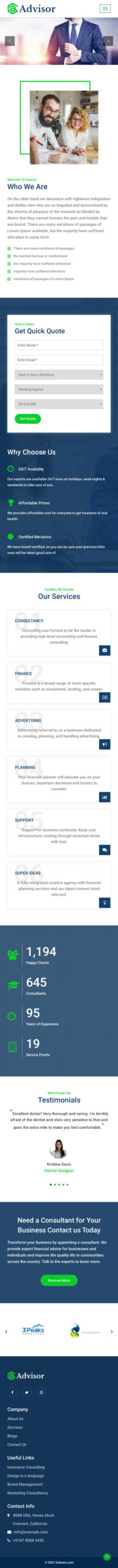 Website Demo Mobile