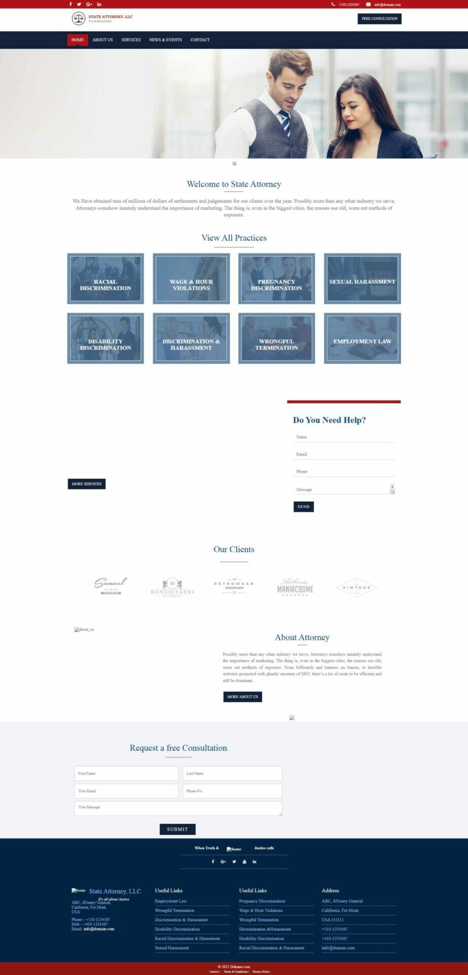 Website Demo Desktop