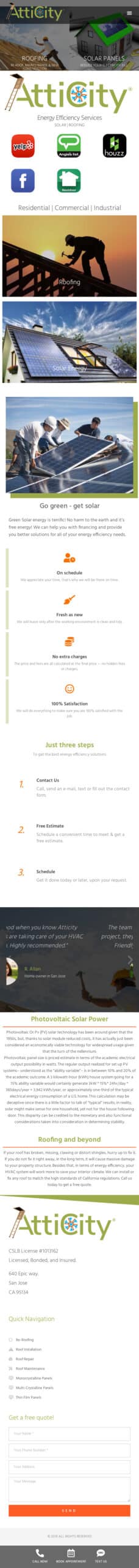 Website Demo Mobile