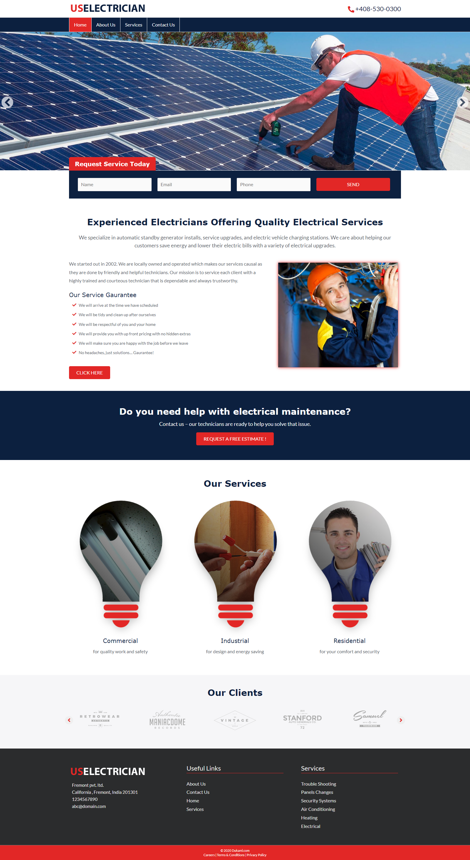 Website Demo Desktop