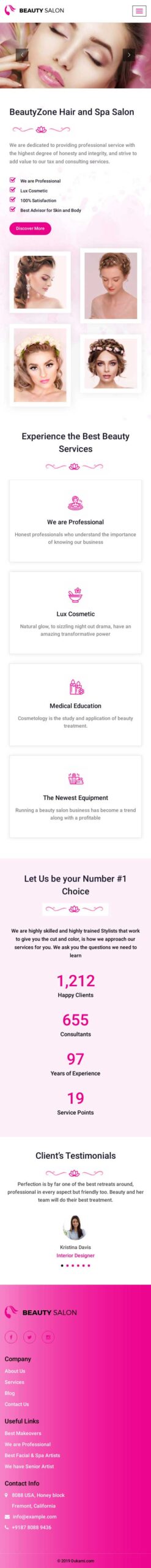 Website Demo Mobile