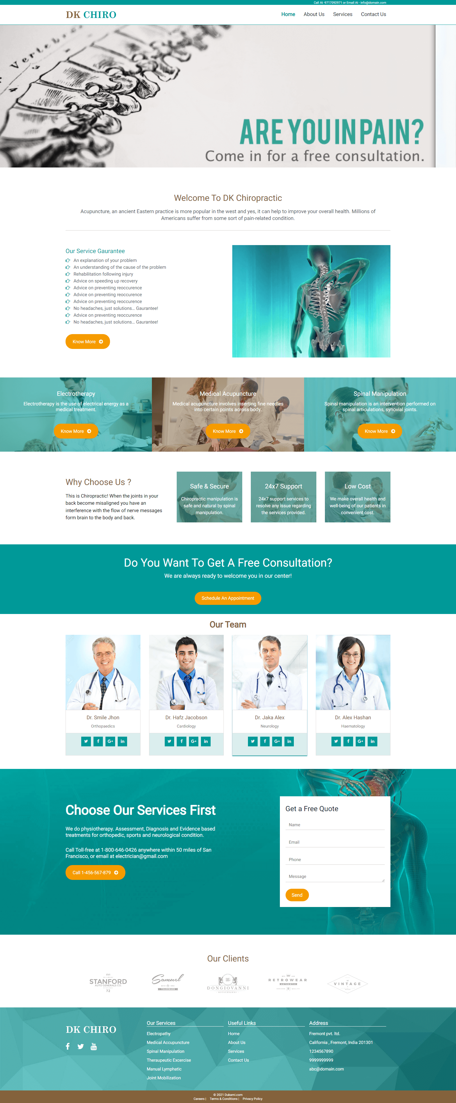 Website Demo Desktop